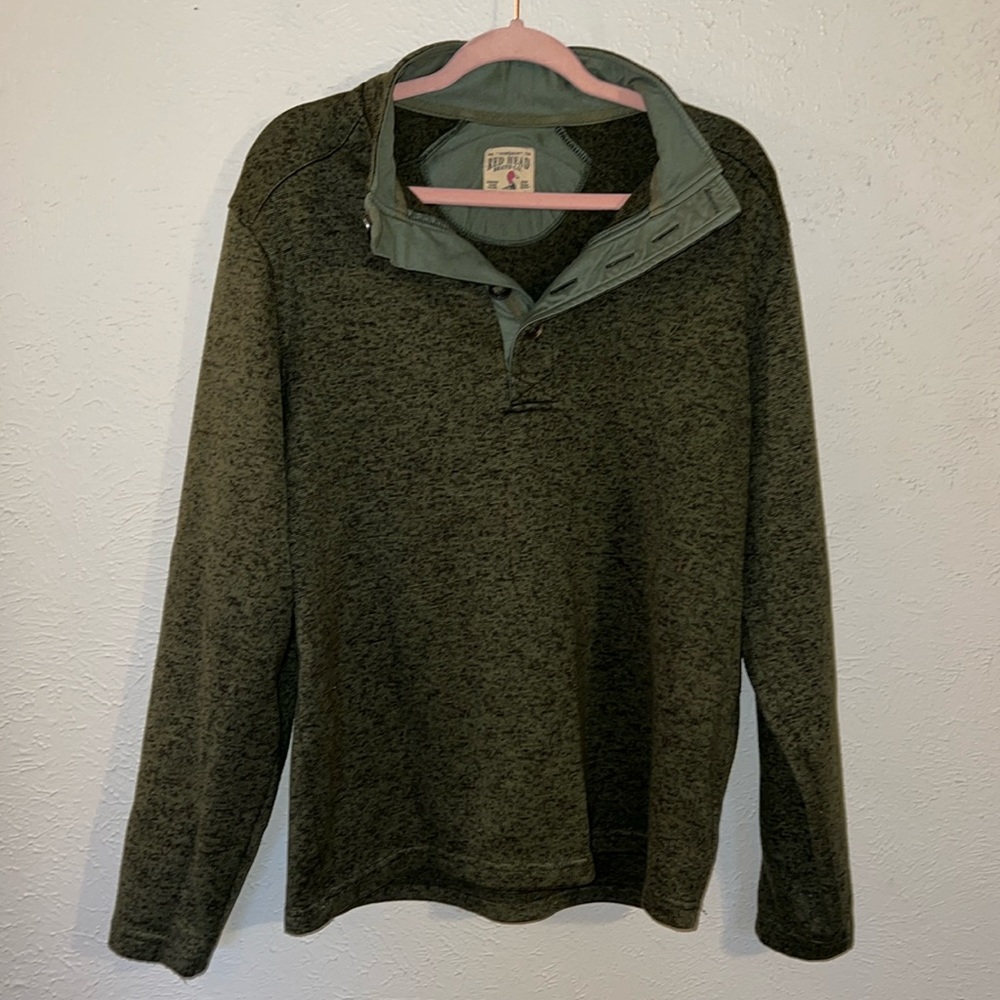 Red Head Brand Co 1/4 Button Pullover
